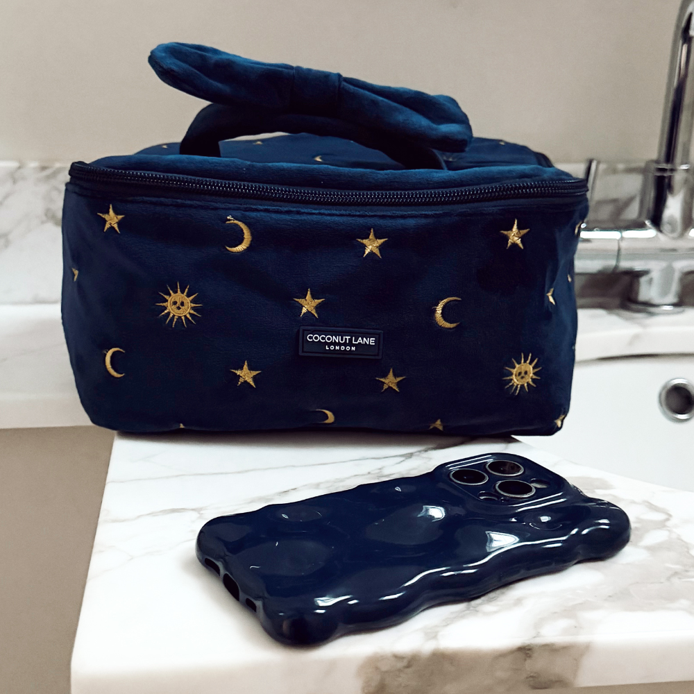 3D Bubble Phone Case - Navy