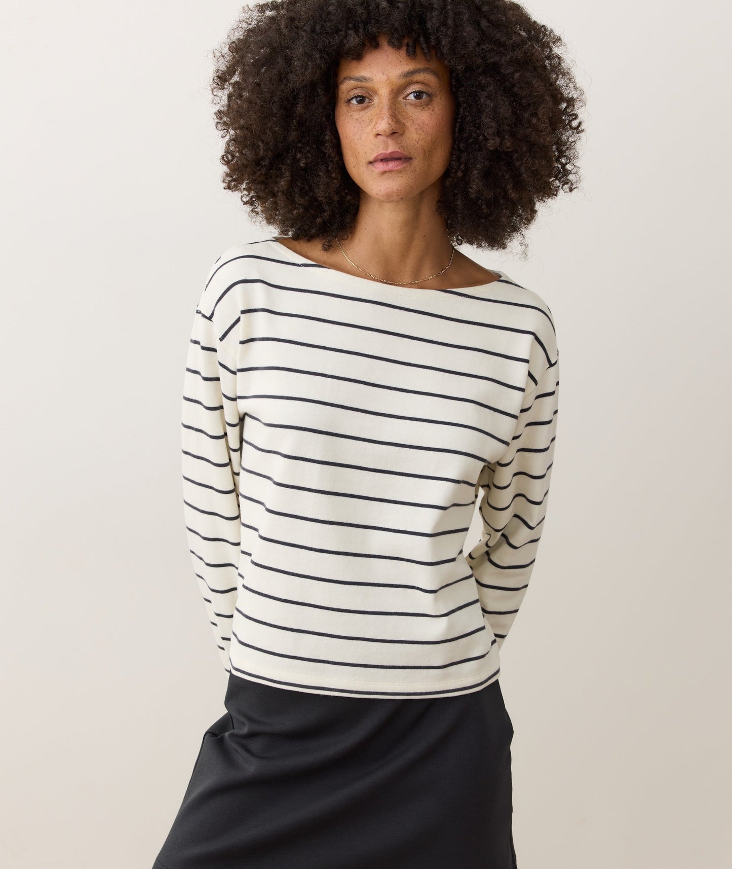 Sueded Jersey Mariner Tee