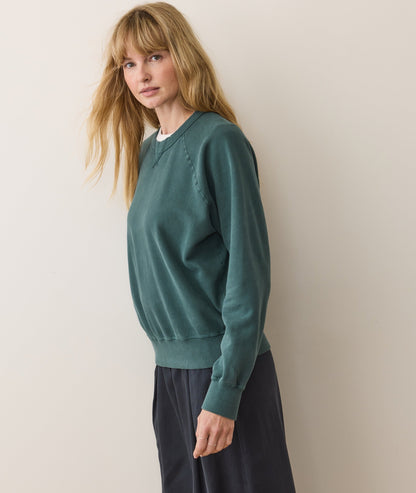 Women's Cloud 9 Fleece Sweatshirt in Rainforest