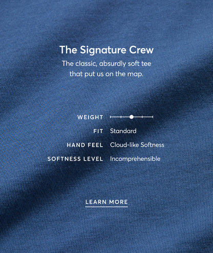 Women's Signature Crew in Black
