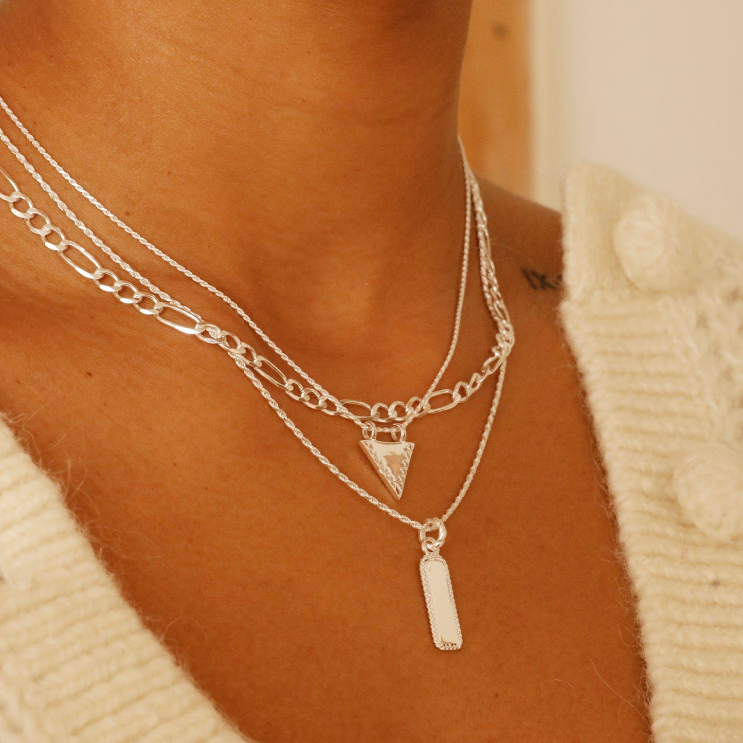 Estée Lalonde Figaro Chain Necklace Sterling Silver