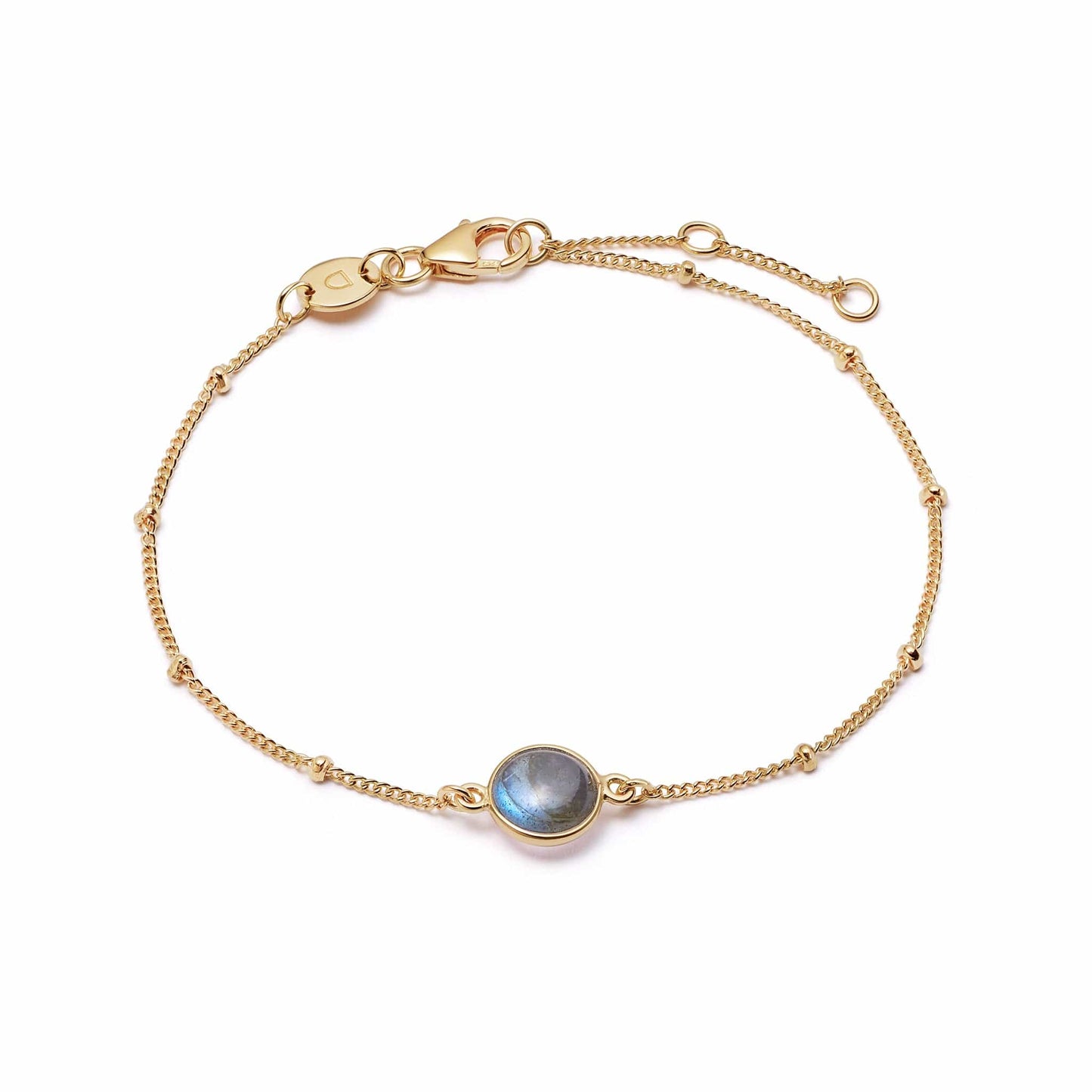 Healing Stone Bracelet 18ct Gold Plate