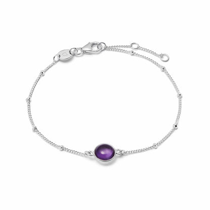 Healing Stone Bracelet Sterling Silver