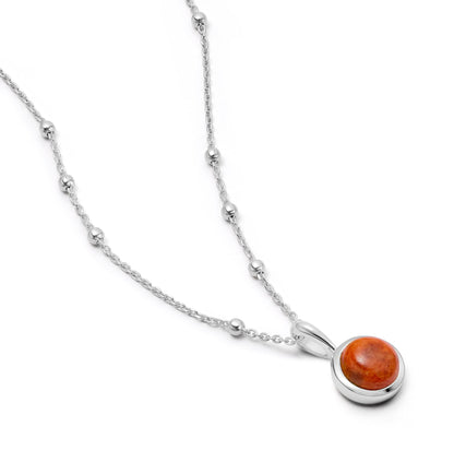 Healing Stone Necklace Sterling Silver