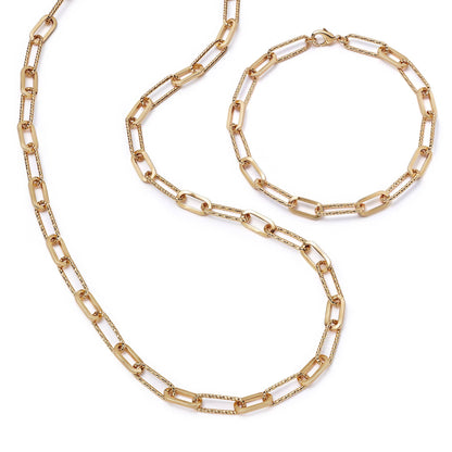 Polly Paper Clip Layering Set 18ct Gold Plate